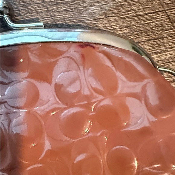 Coach Kisslock Embossed Coin Purse - Picture 3 of 6